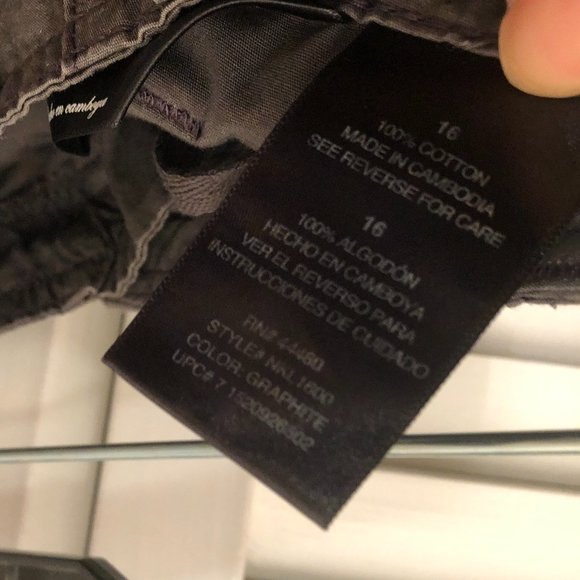 Norma Kamali women cargo dark grey capri/cropped - Picture 8 of 10